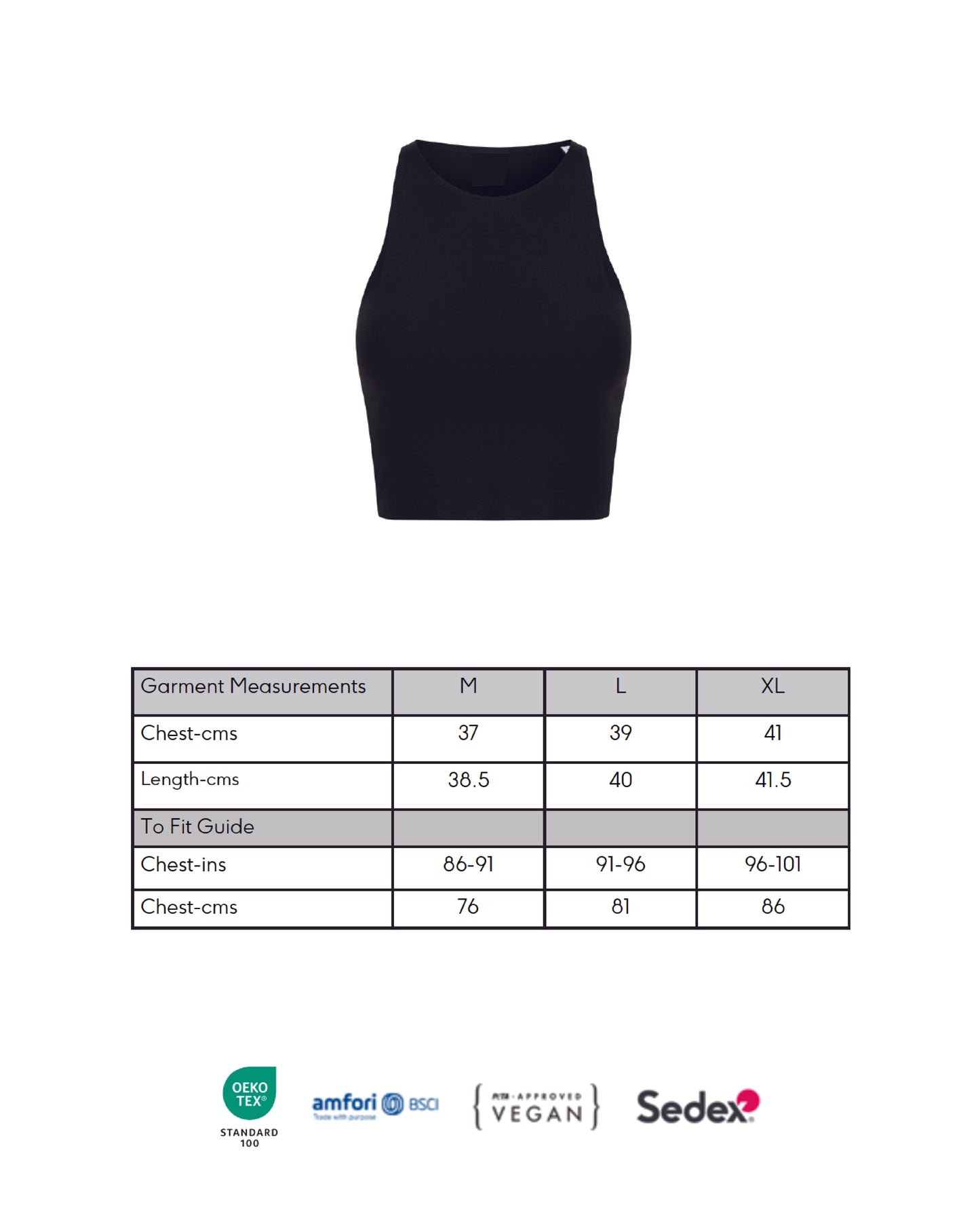 Metal Logo High Neck Vest