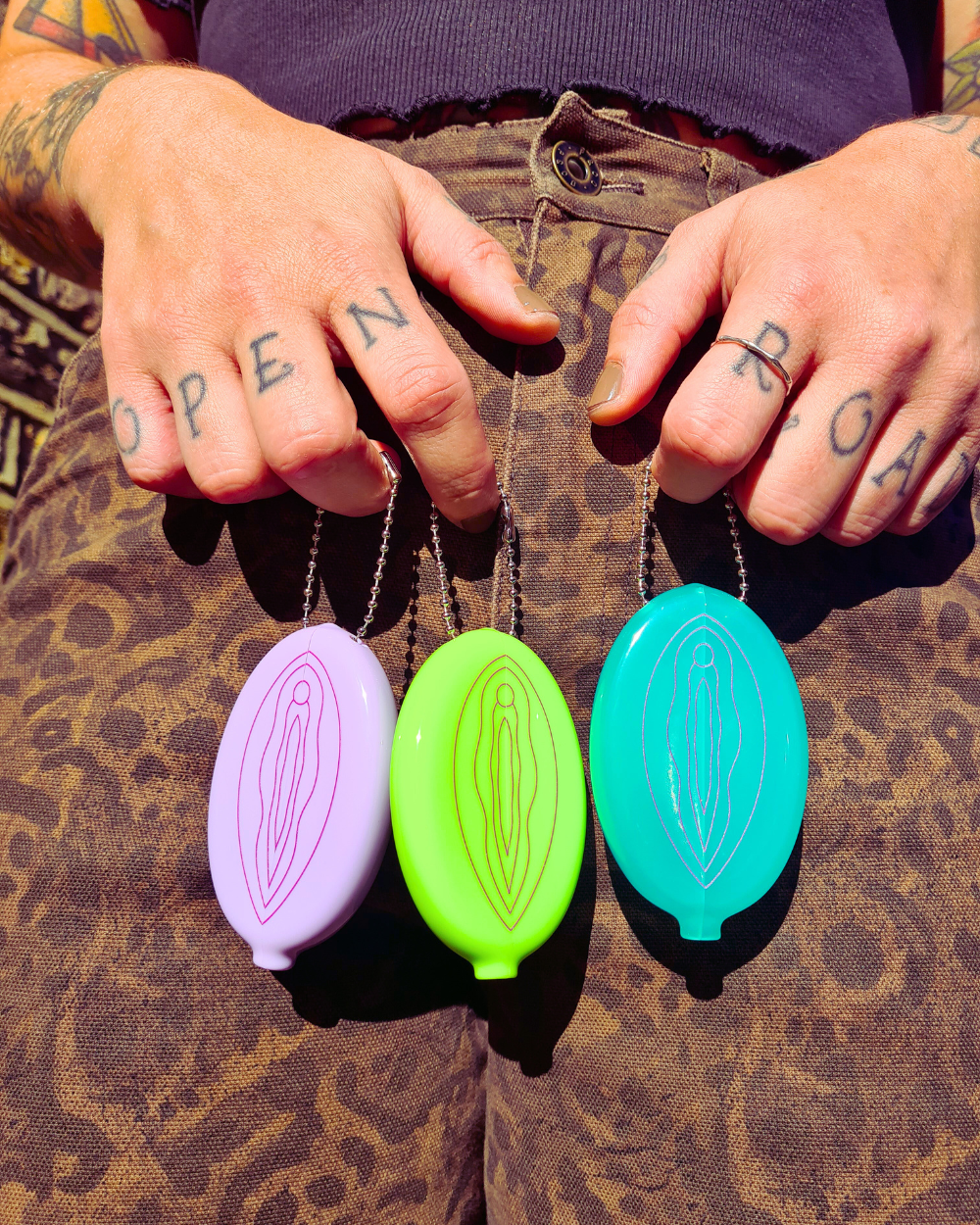 Vulva Keyring Coin Purses