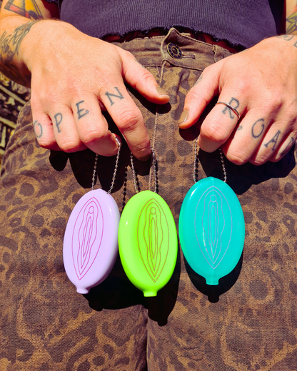 Vulva Keyring Coin Purses