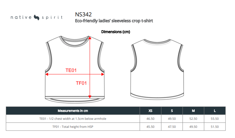 QT Creature Cropped Muscle Tank