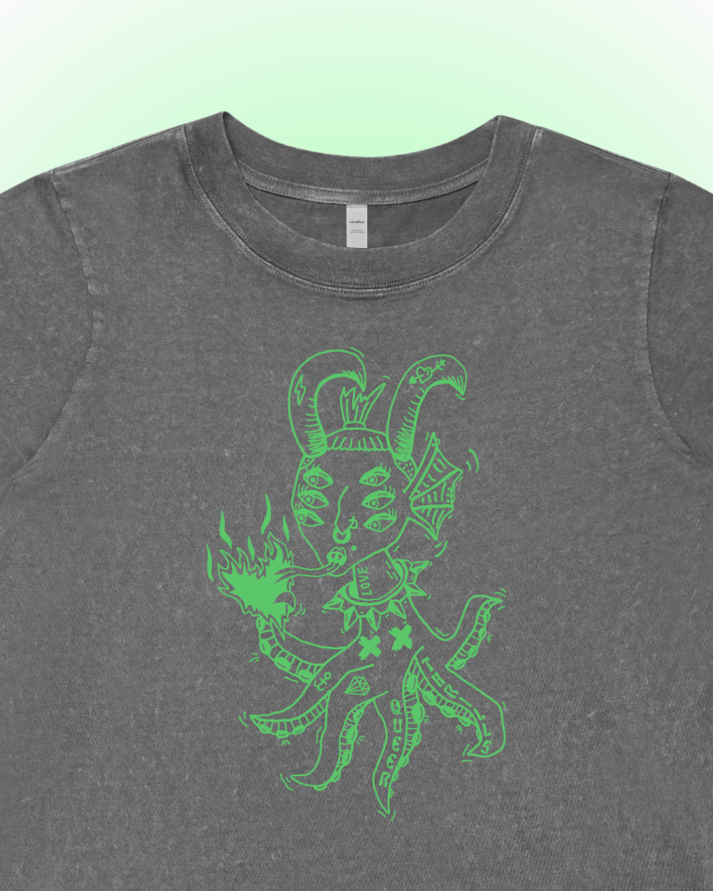 QT Creature Stonewash Coal Crop