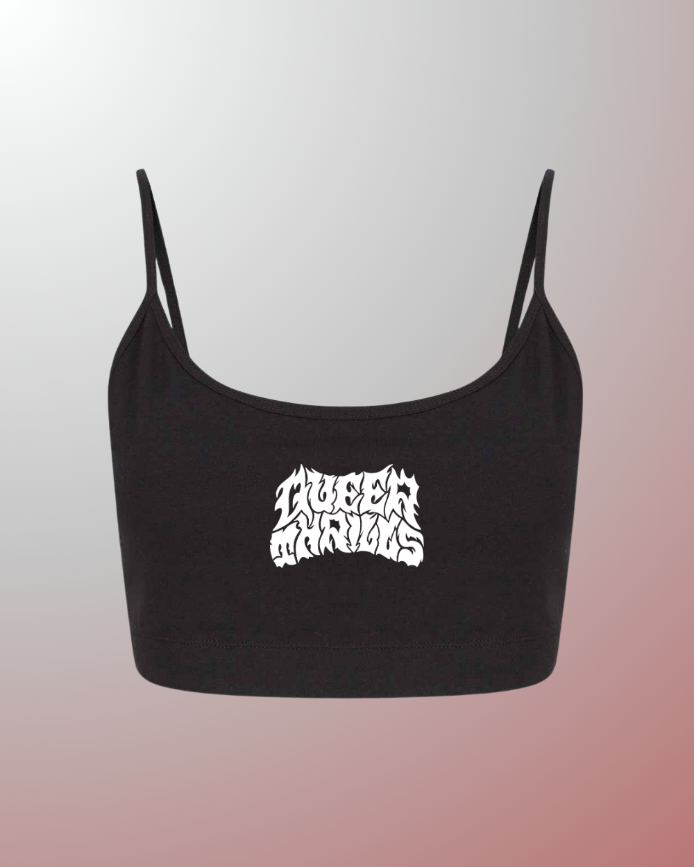 Metal Logo Cami Crop