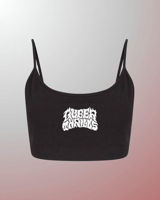 Metal Logo Cami Crop