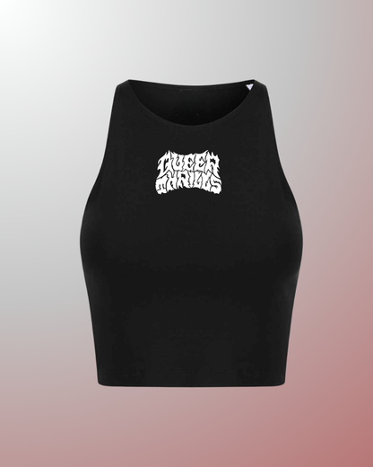 Metal Logo High Neck Vest