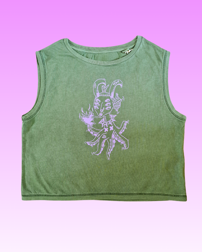 QT Creature Cropped Muscle Tank