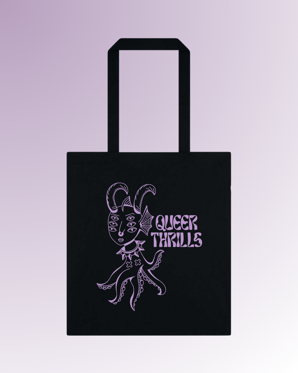 QT Creature Logo Tote