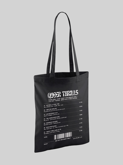 Smutty VHS Receipt Tote Bag