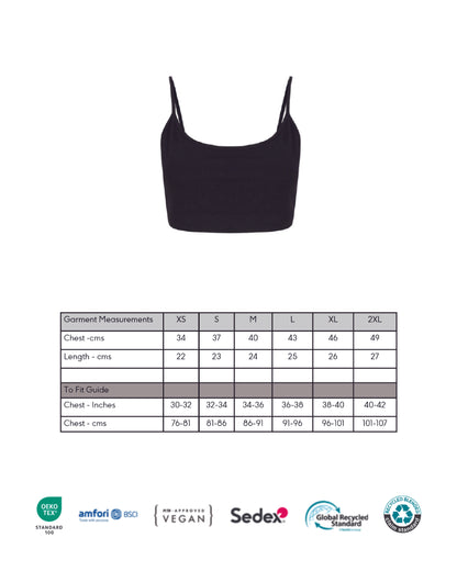 Metal Logo Cami Crop