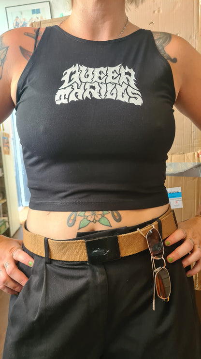 Metal Logo High Neck Vest